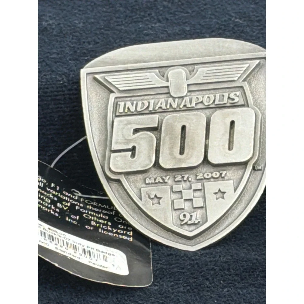 Indianapolis 500 2007 Limited Edition Belt Buckle Pewter Indy 500 91st Race #334